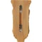 Ekena Millwork 5"W x 5"D x 10"H Medium Acanthus Wood Corbel, Red Oak CORW05X05X10ACRO - alternate 3